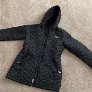 Girls The North Face quilted parka
